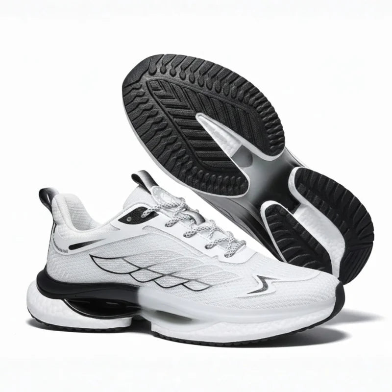 NordStep® Aero in Weiß – Seitenansicht und Laufsohle