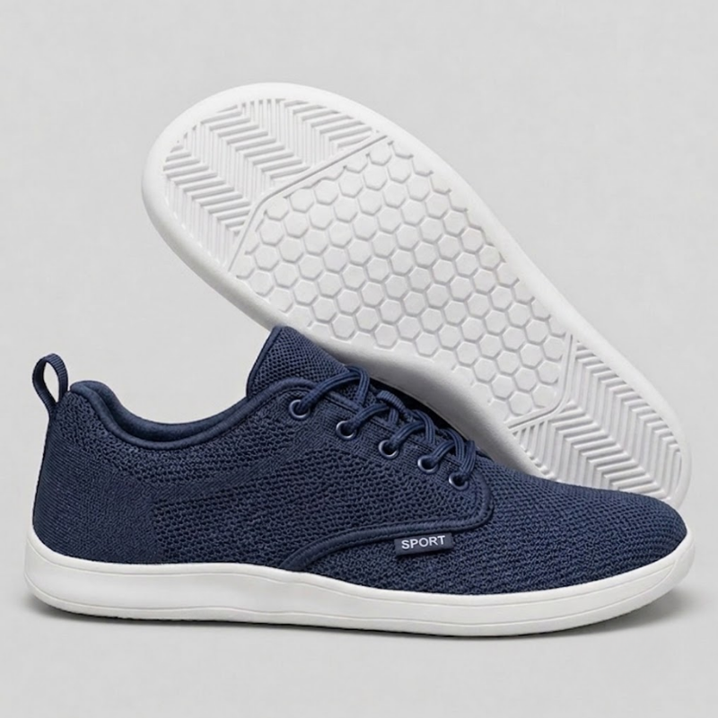 WideStep Sneaker in Blau mit weißer Sohle
