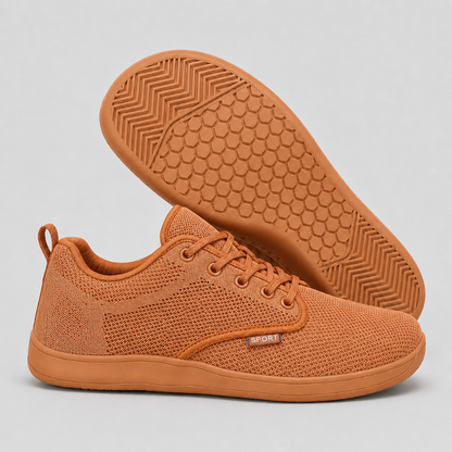 WideStep Sneaker in Braun mit brauner Profilsohle